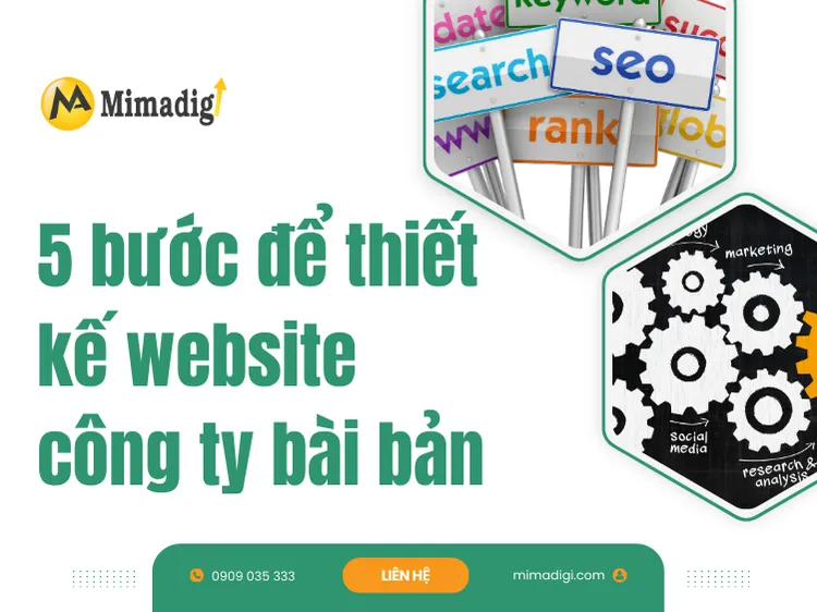 5 bước để thiết kế website công ty bài bản tại mima