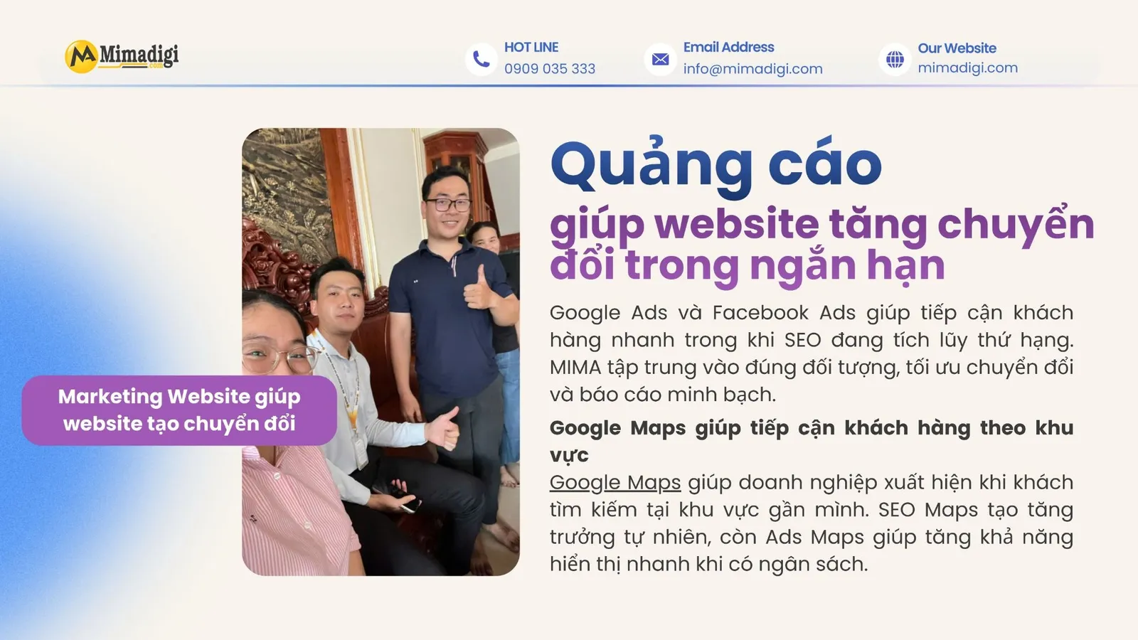 Google Ads và Facebook Ads giúp website tiếp cận khách hàng trong ngắn hạn