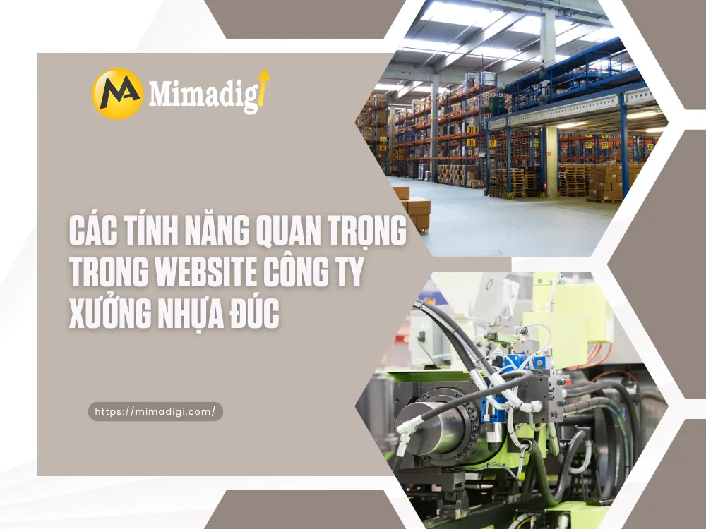 Thiết kế website xưởng nhựa đúc tại mimadigi