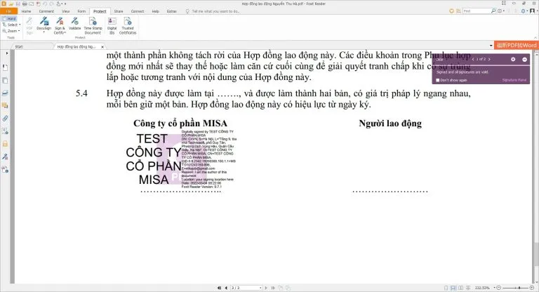 Xác nhận giao dịch