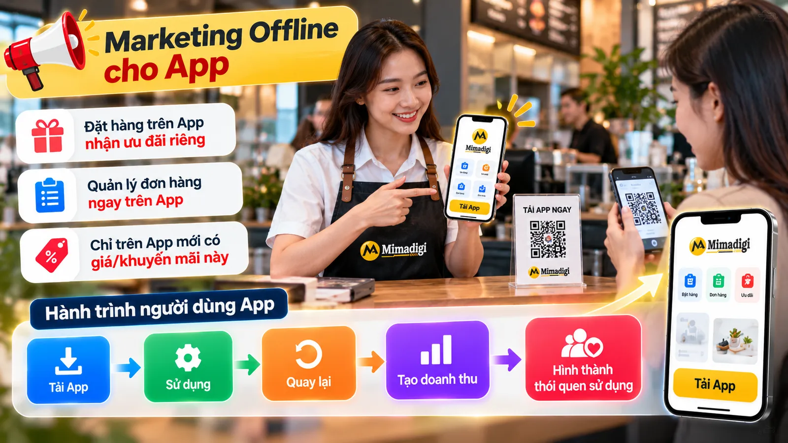 Marketing App cho Offline