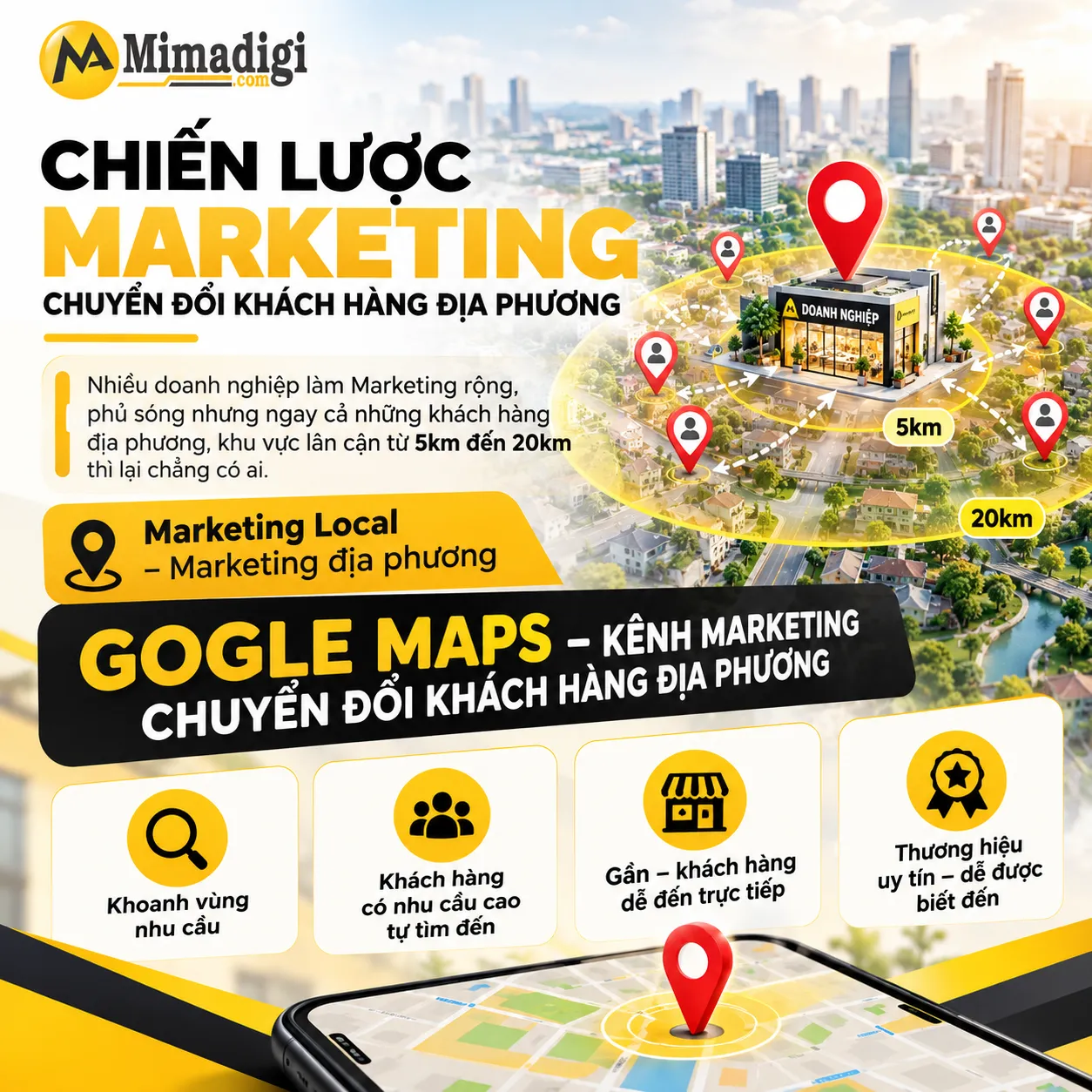 Chiến lược Marketing Google Maps địa phương