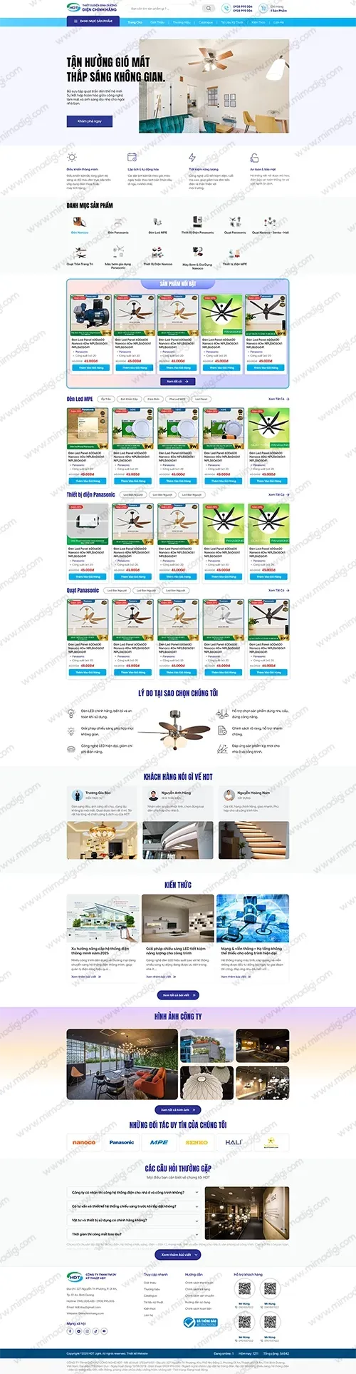 MIMA Thiết Kế Website Kỹ Thuật – Dự Án HDT