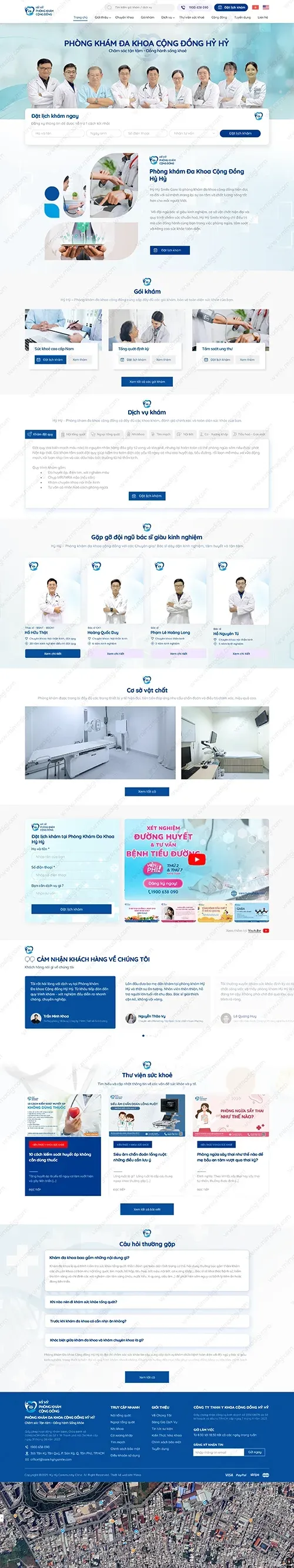 Phòng Khám Đa Khoa Hỷ Hỷ Hợp Tác MIMADIGI Triển Khai Website
