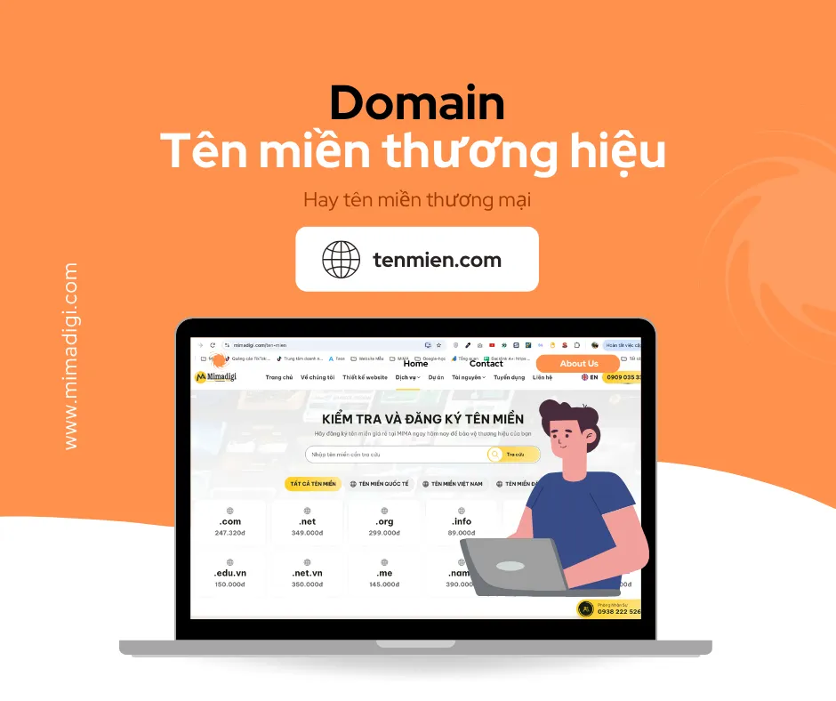 Đăng ký tên miền MIMA