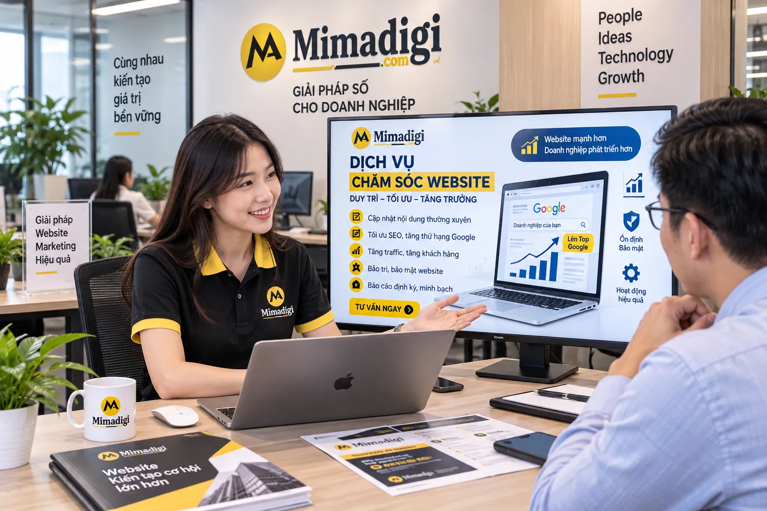 Dịch vụ chăm sóc website MIMA