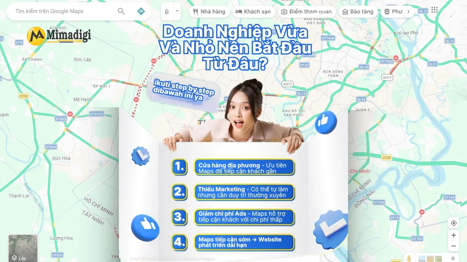 Giải pháp Google Maps cho doanh nghiệp vừa và nhỏ muốn tiếp cận khách địa phương