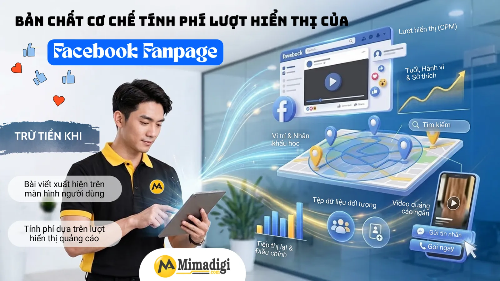 Cơ chế tính phí lượt hiển thị của Facebook Fanpage