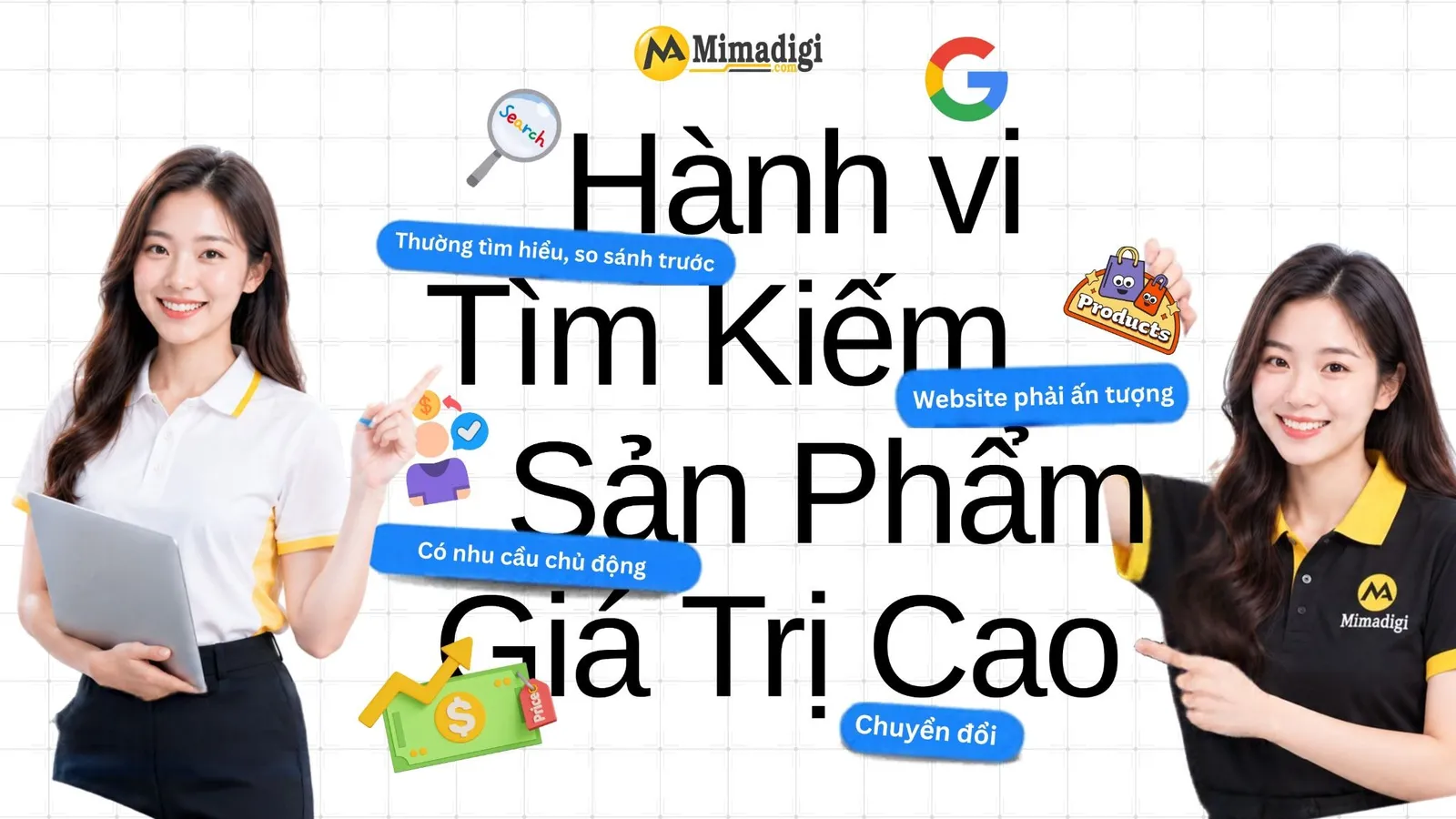 Khách hàng tìm kiếm và so sánh dịch vụ giá trị cao trên Google trước khi lựa chọn