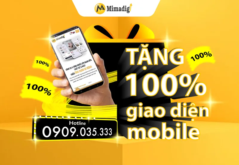 BLACK FRIDAY MIMA – 50% OFF MOBILE WEBSITE DESIGN FEES
