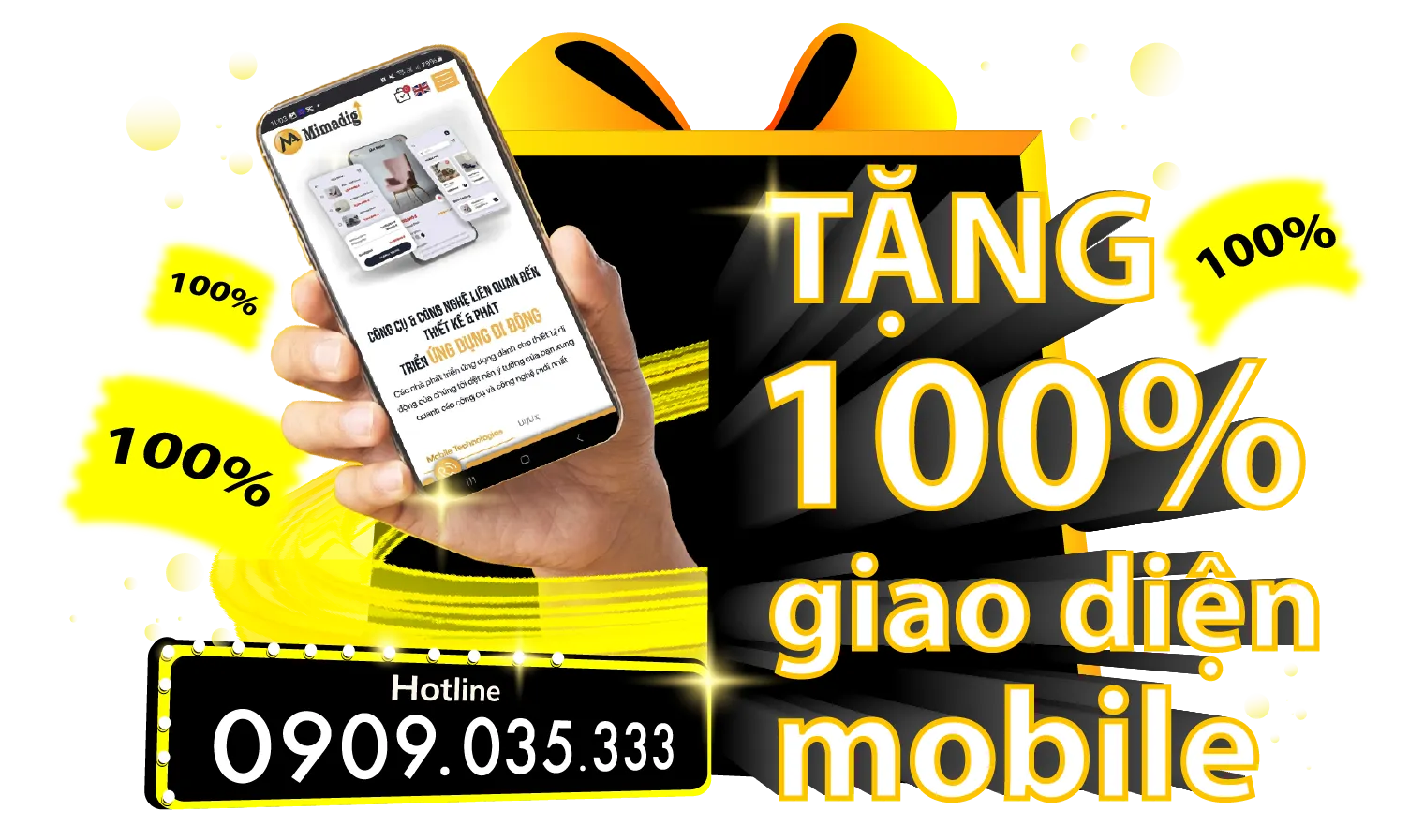BLACK FRIDAY MIMA – GIẢM 100% PHÍ THIẾT KẾ WEBSITE MOBILE