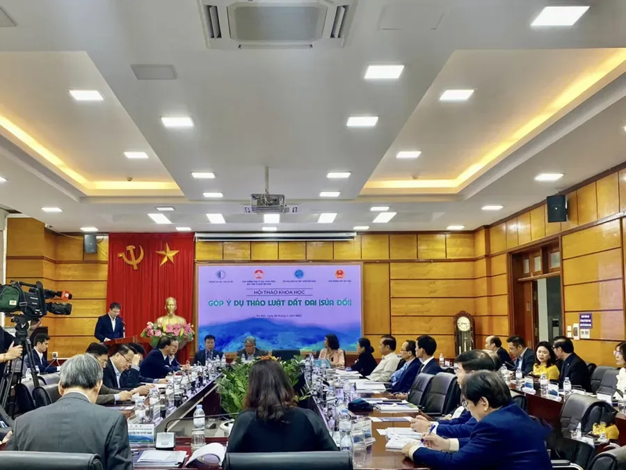 Hội thảo khoa học góp ý dự thảo Luật Đất đai (sửa đổi)