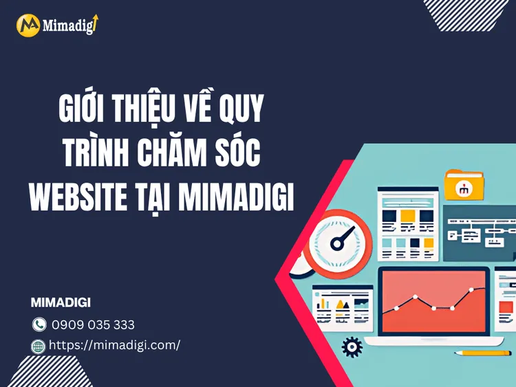 Giới thiệu về quy trình chăm sóc website tại MIMADIGI tại MIMA