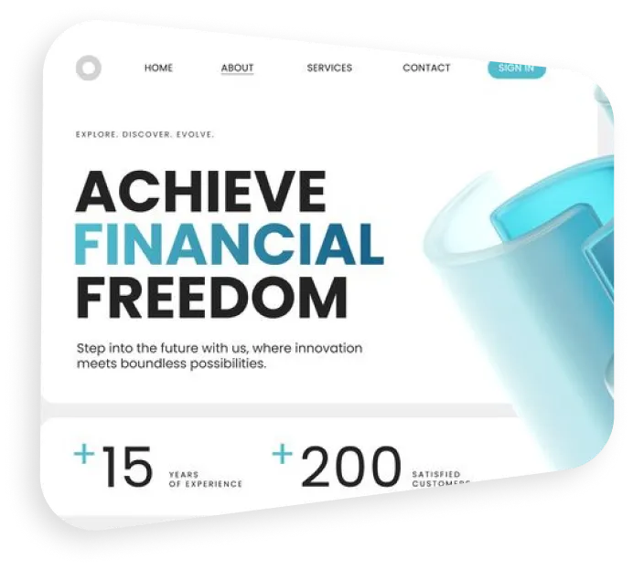 Mẫu website 1 do MIMA thiết kế