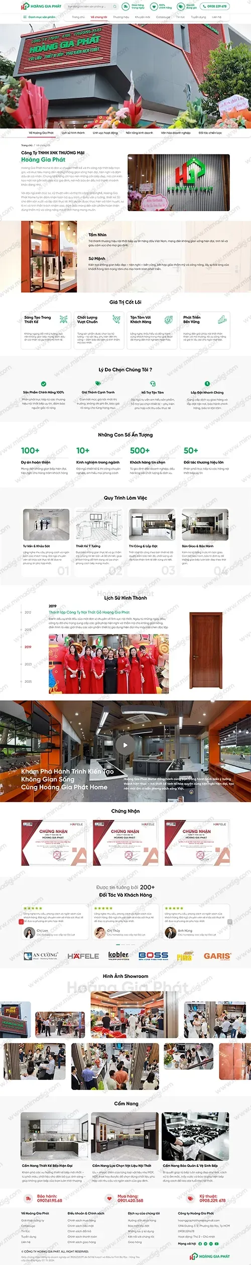 Thiết Kế Website Chuẩn SEO Cho Nội Thất HOÀNG GIA PHÁT