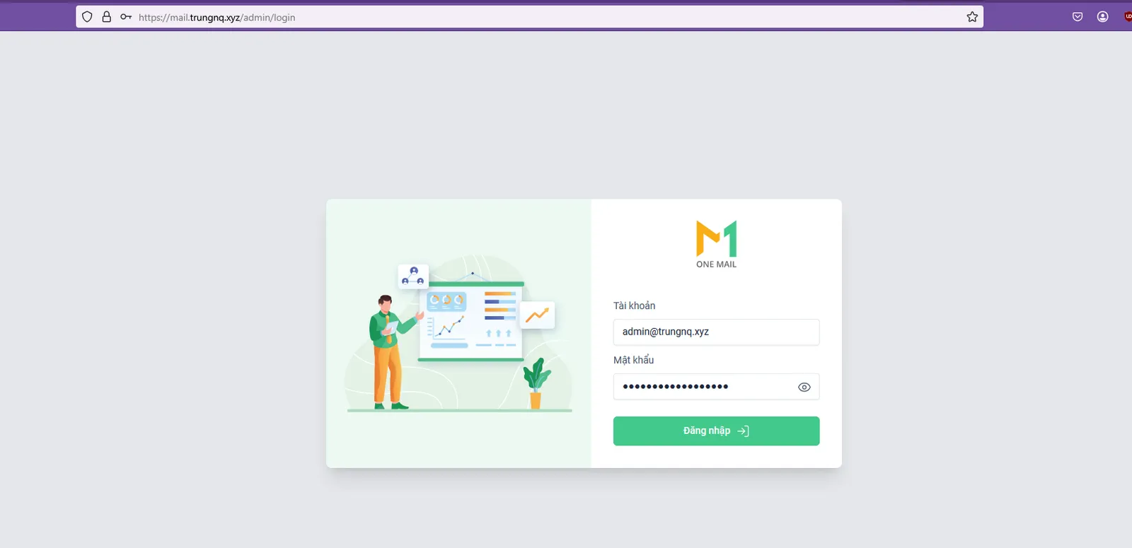 Hướng dẫn quản lý tài khoản trên trang quản trị OneMail