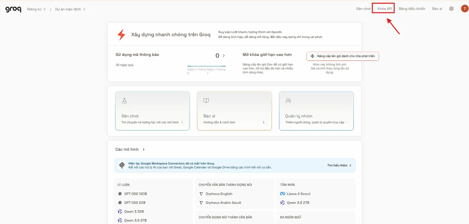 Hướng Dẫn Tạo API Key Cho Chức Năng Content AI