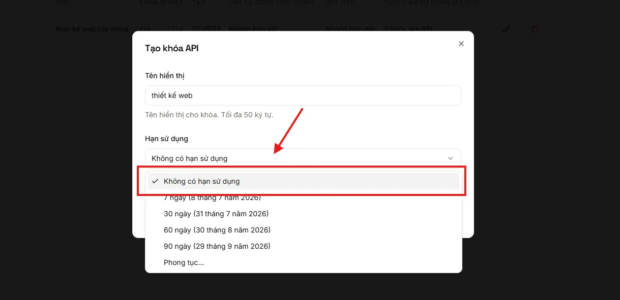 Hướng Dẫn Tạo API Key Cho Chức Năng Content AI
