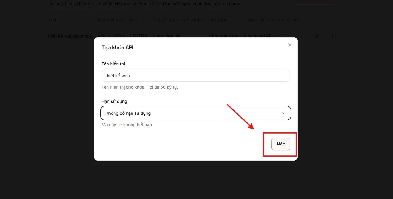 Hướng Dẫn Tạo API Key Cho Chức Năng Content AI