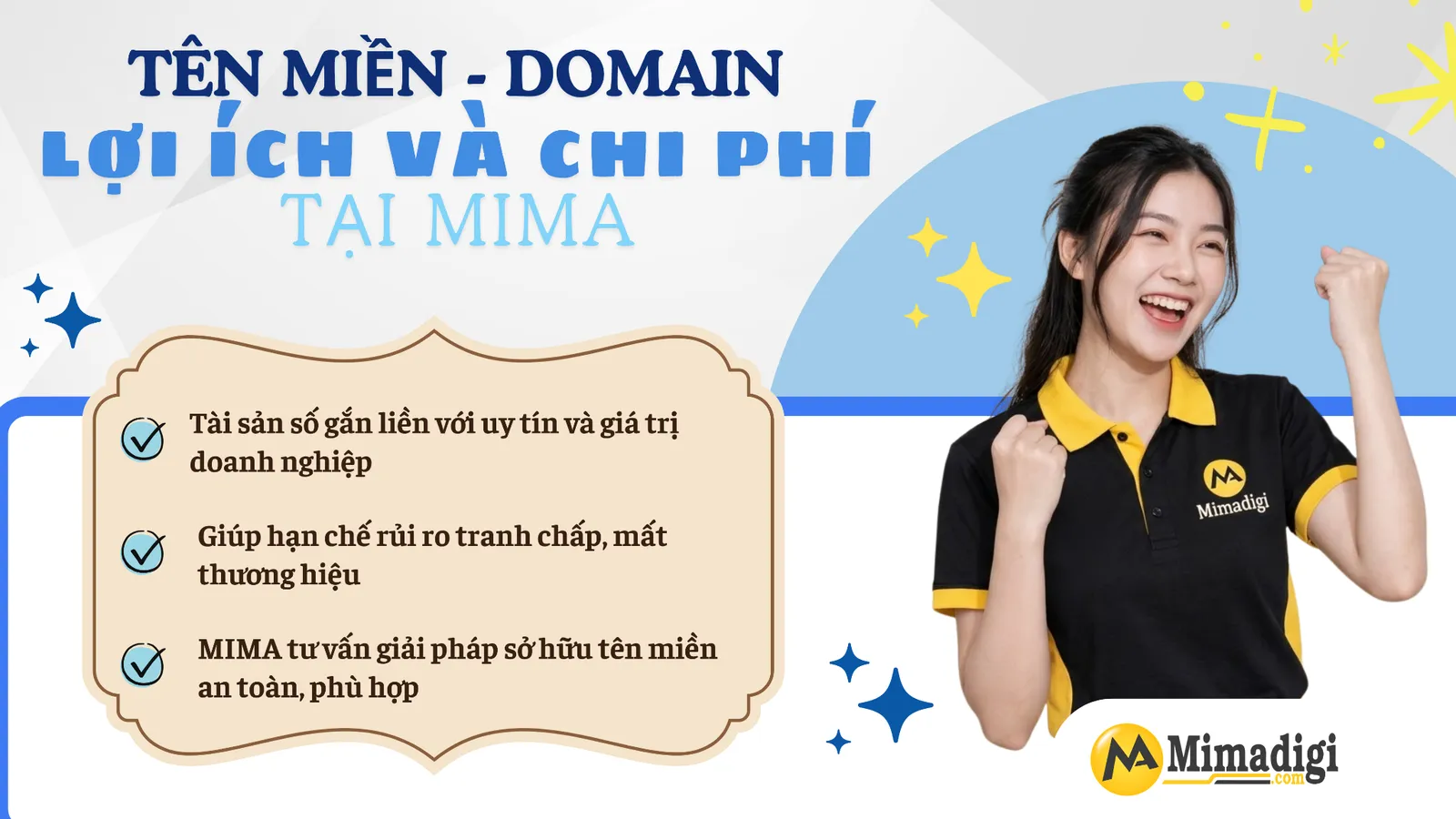 Lợi ích và chi phí Tên miền tại MIMA