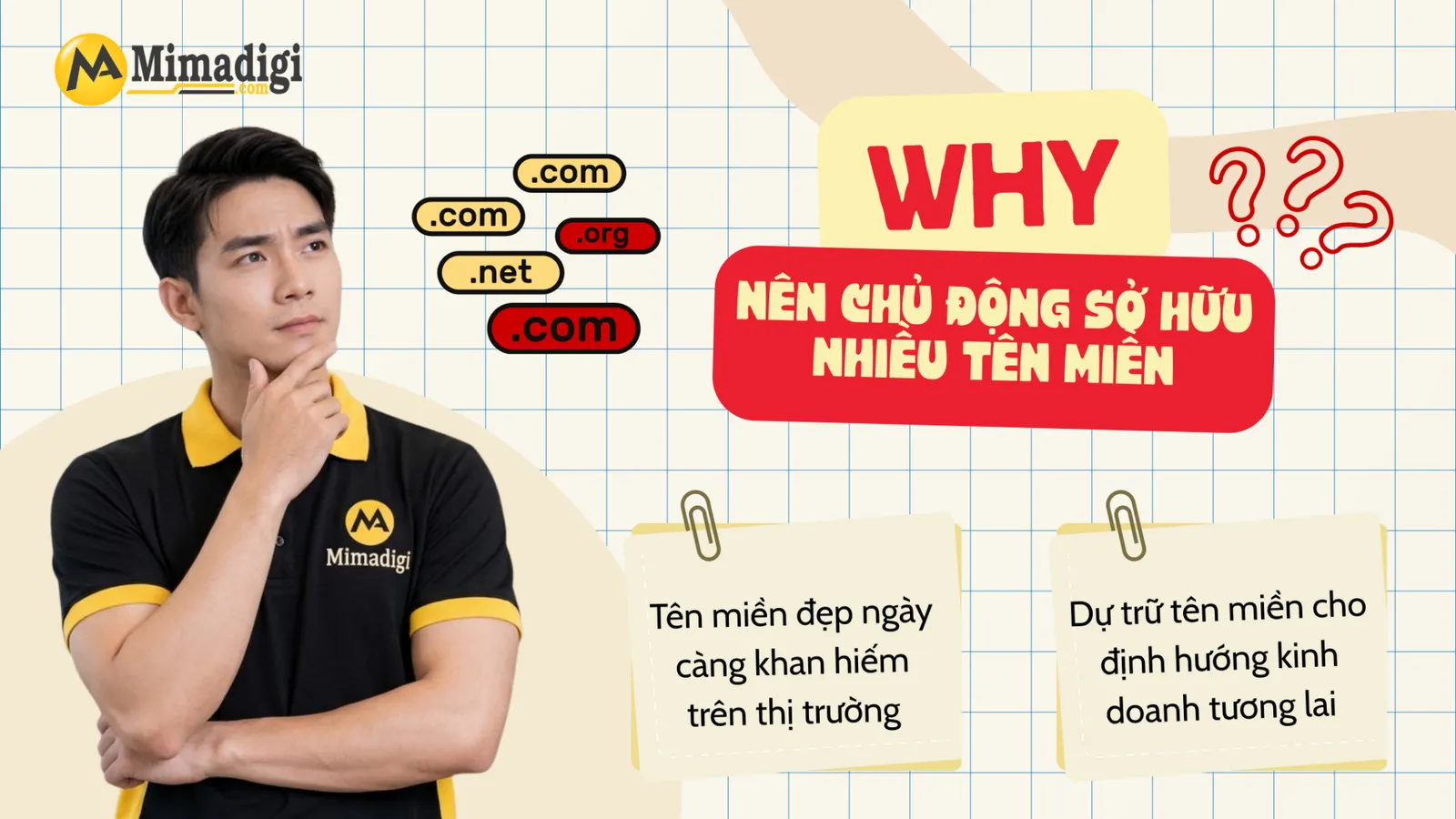  Doanh nghiệp nên chủ động sở hữu nhiều tên miền cùng lúc