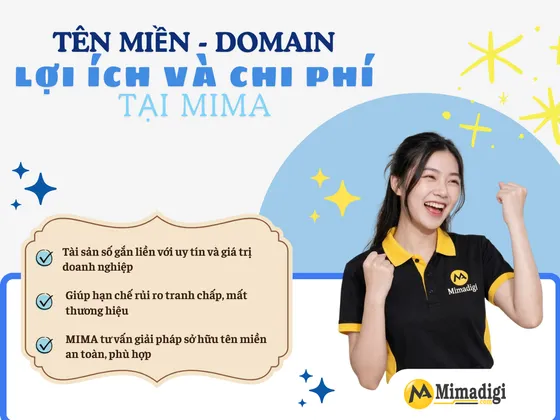 Lợi ích và chi phí Tên miền - Domain tại MIMA