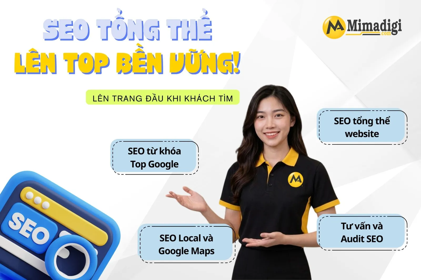 MIMA triển khai 4 giải pháp trong dịch vụ SEO tổng thể