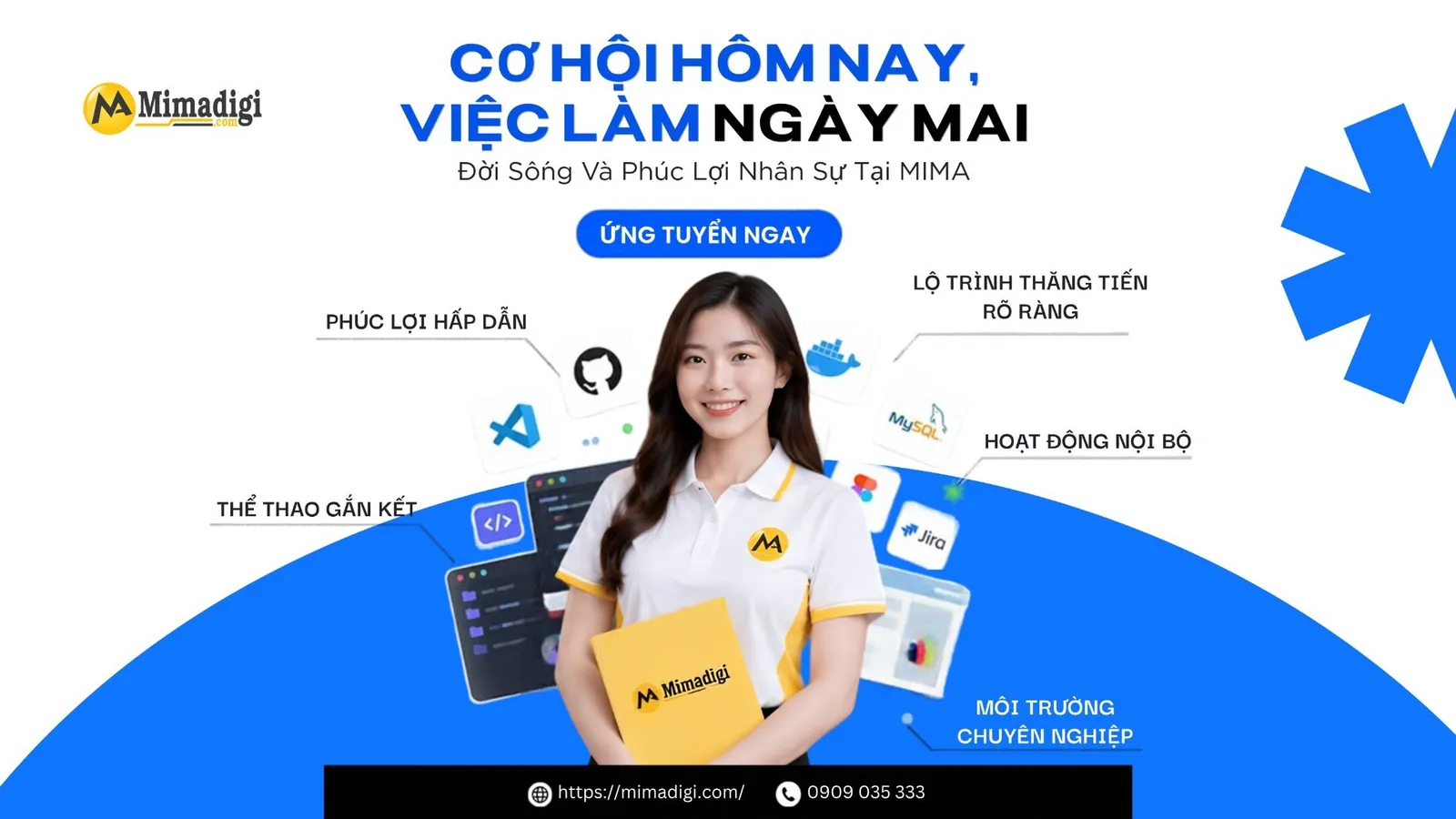 Hoạt động nội bộ MIMA gồm cầu lông, bóng đá, team building và các chương trình gắn kết nhân viên
