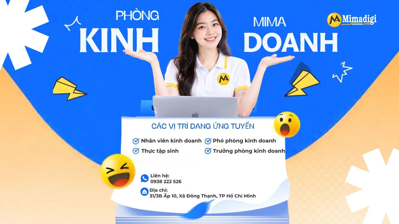 Lộ trình thăng tiến nhân viên kinh doanh MIMA từ nhân viên lên phó phòng và trưởng phòng