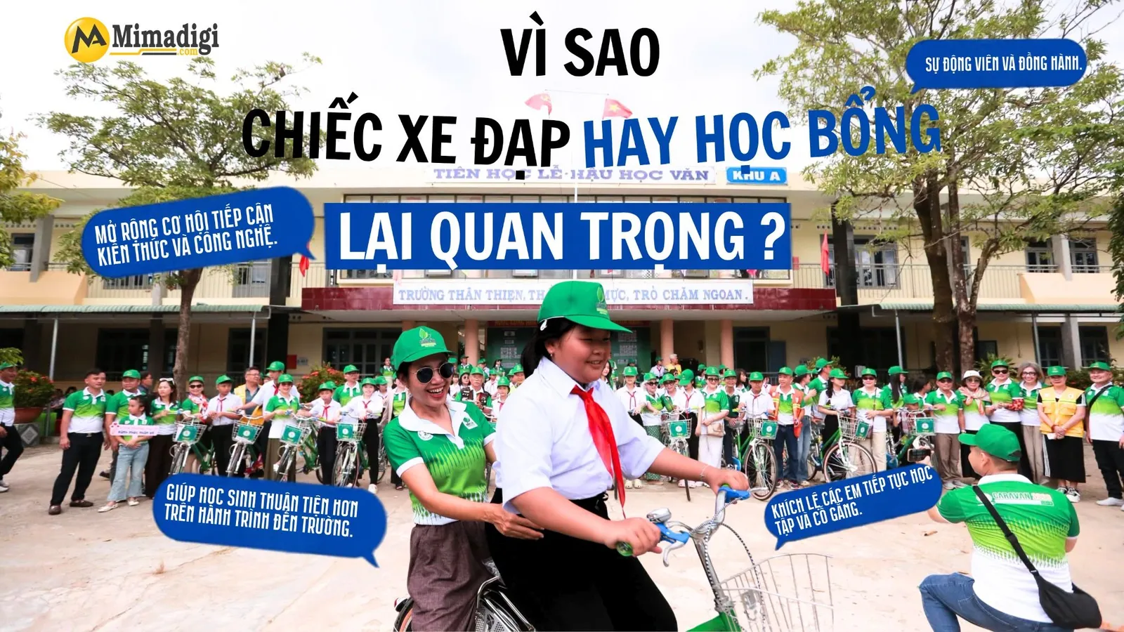 Những phần quà Caravan 2026 tiếp sức học sinh khó khăn trên hành trình đến trường