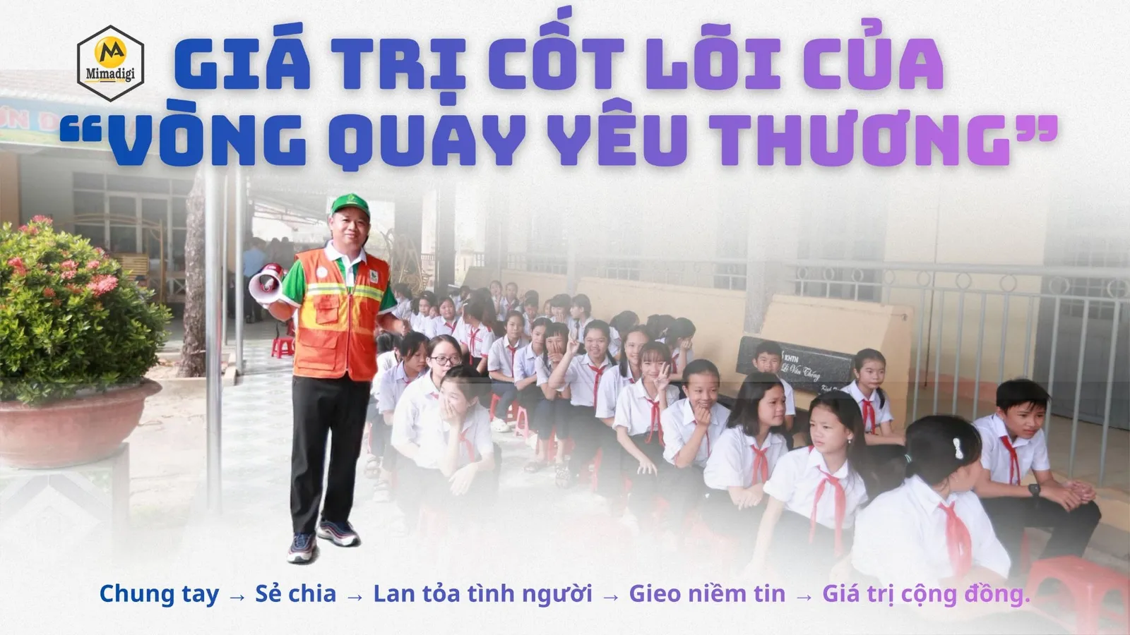 Caravan Vòng Quay Yêu Thương lan tỏa tinh thần sẻ chia và trách nhiệm cộng đồng