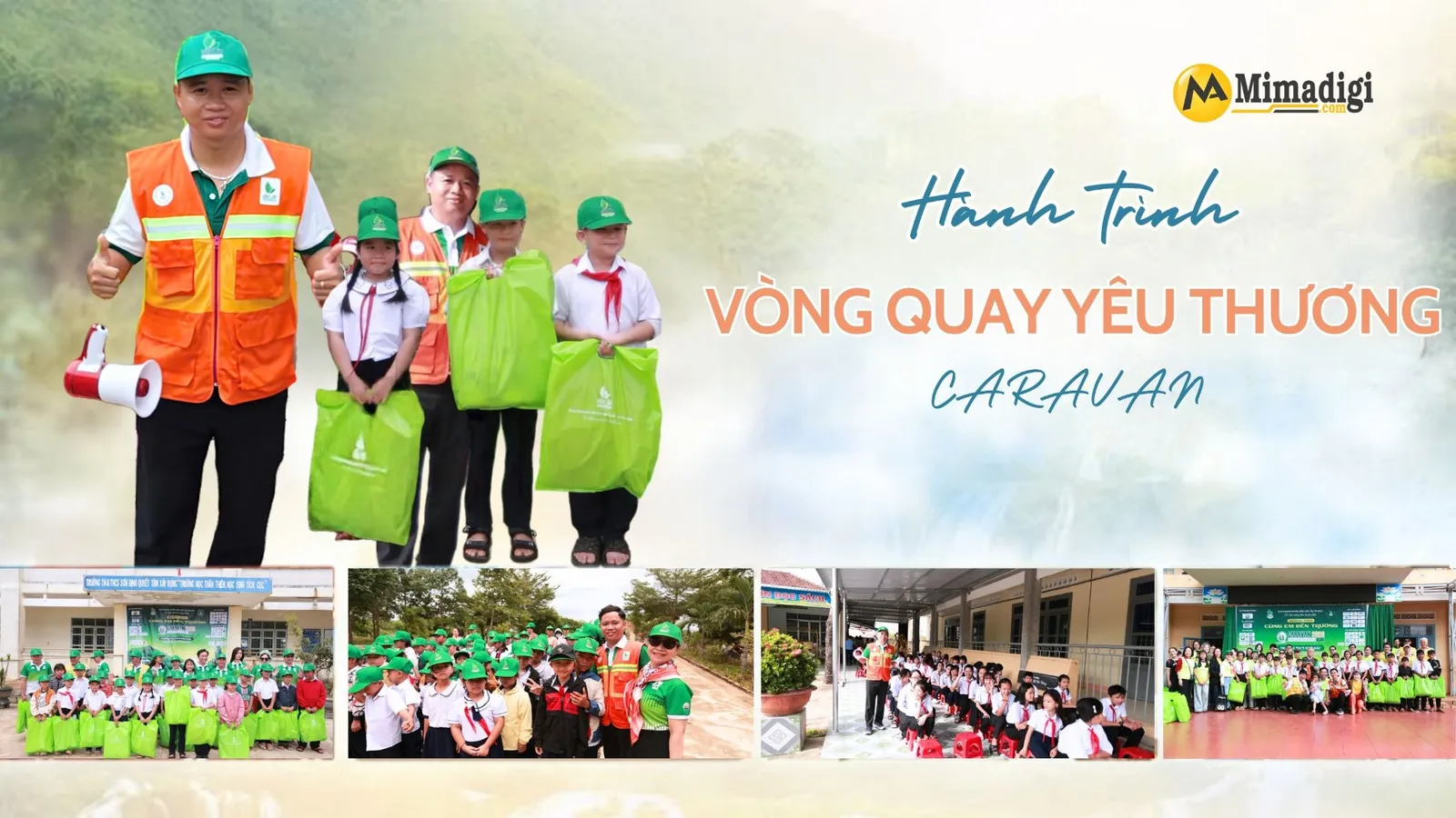MIMA cùng Caravan Vòng Quay Yêu Thương 2026 lan tỏa tình yêu thương đến cộng đồng