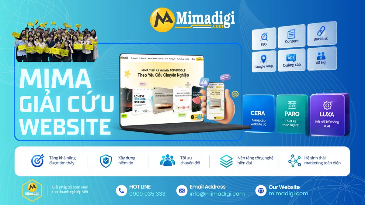 MIMA GIẢI CỨU WEBSITE