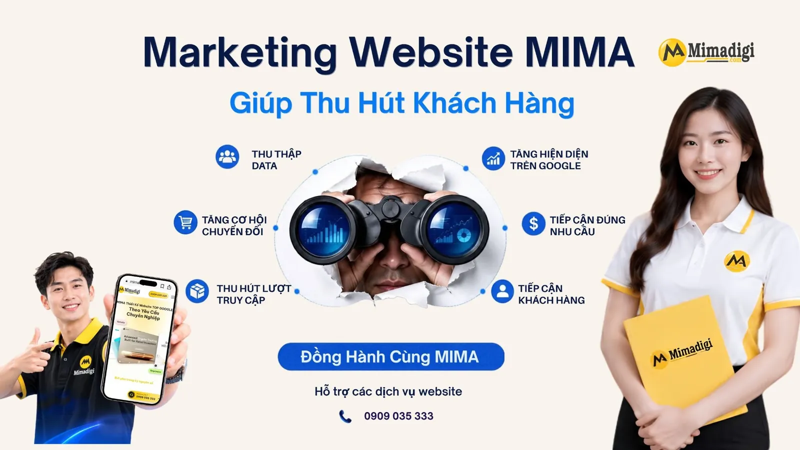 Marketing Website kết hợp SEO, Google Ads, nội dung và backlink để tăng khách hàng tiềm năng.