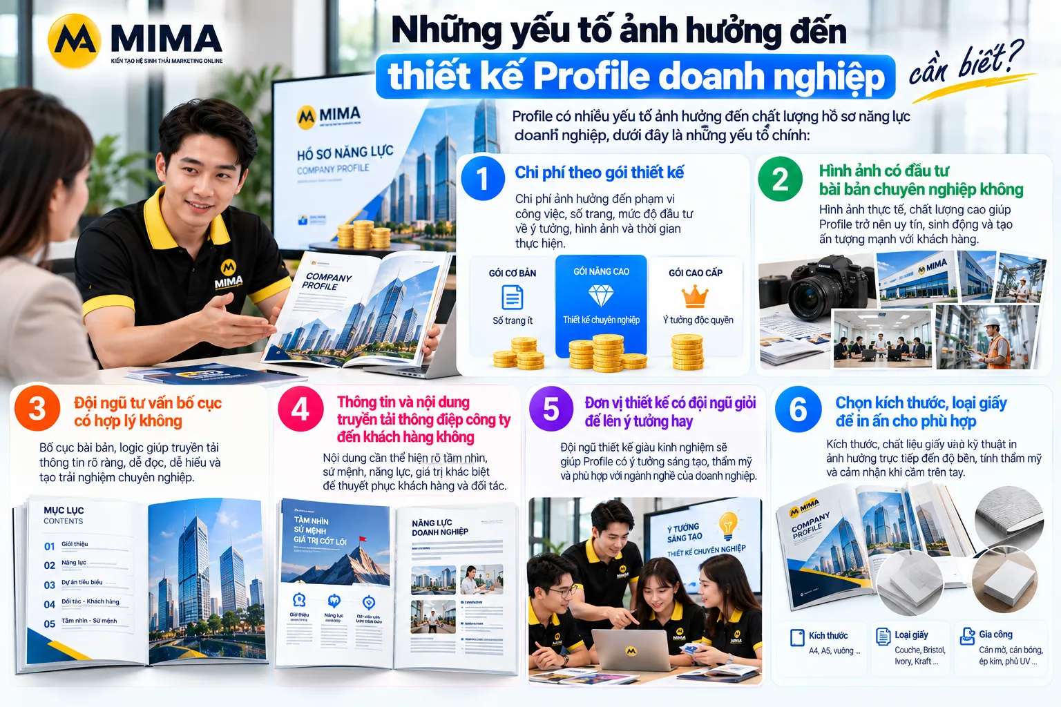 Những yếu tố ảnh hưởng đến thiết kế hồ sơ năng lực