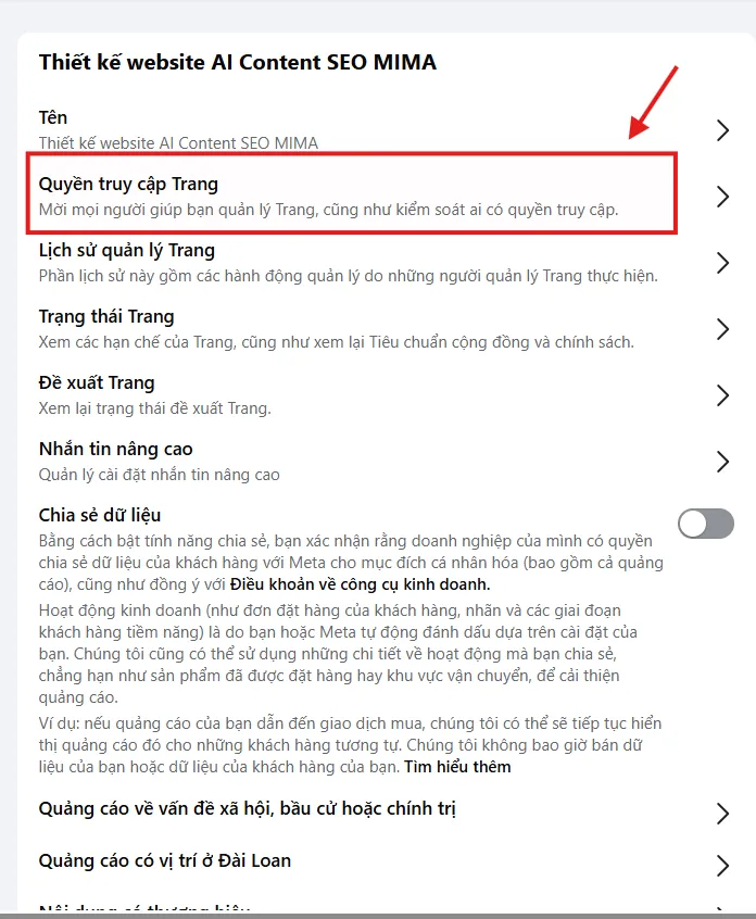 Hướng Dẫn Tạo Và Phân Quyền Quản Trị Fanpage Cho Doanh Nghiệp