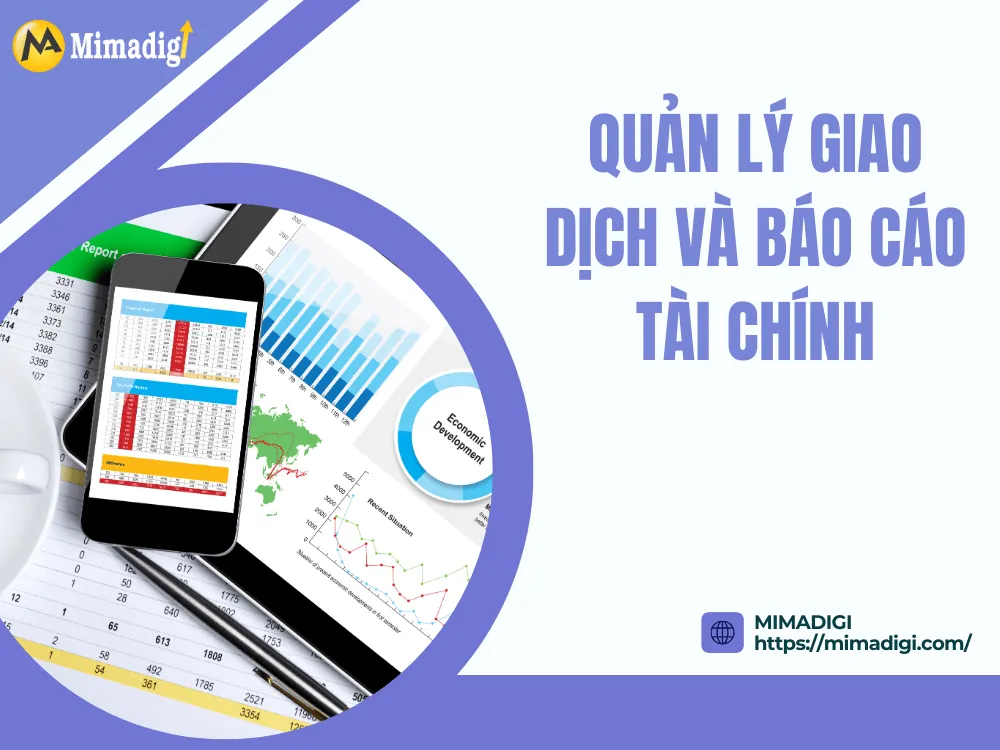 Quản lý giao dịch và báo cáo tài chính tại MIMA