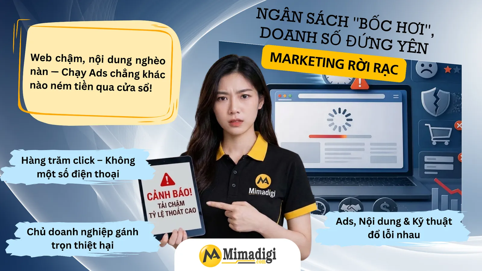 Marketing rời rạc khiến ngân sách bốc hơi