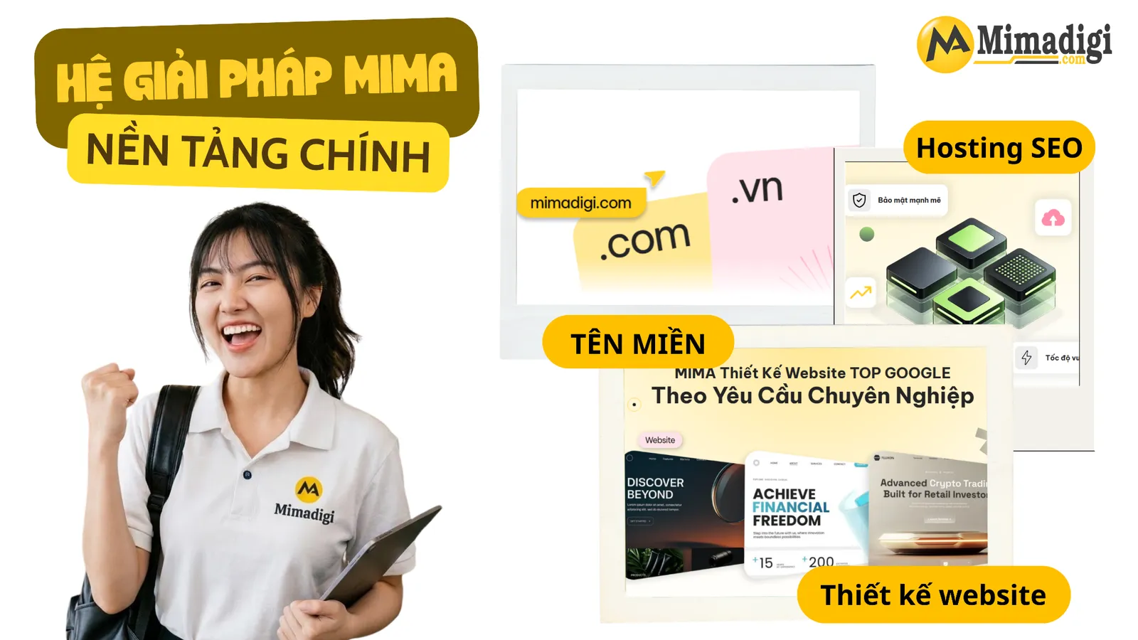 Các nền tảng chính trong hệ giải pháp marketing của MIMA