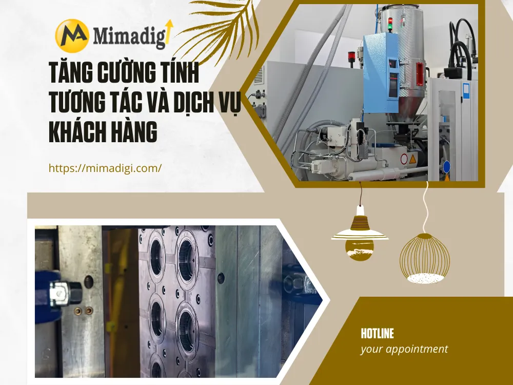 Thiết kế website xưởng nhựa đúc tại mimadigi