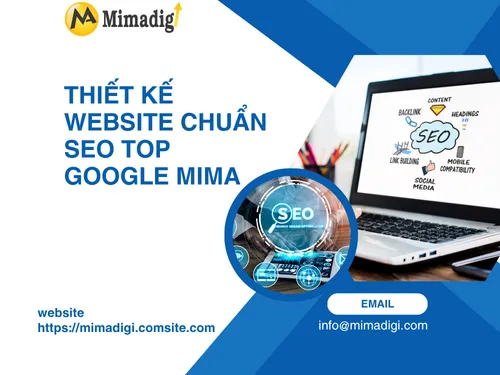 Thiết kế website chuẩn SEO top Google MIMA