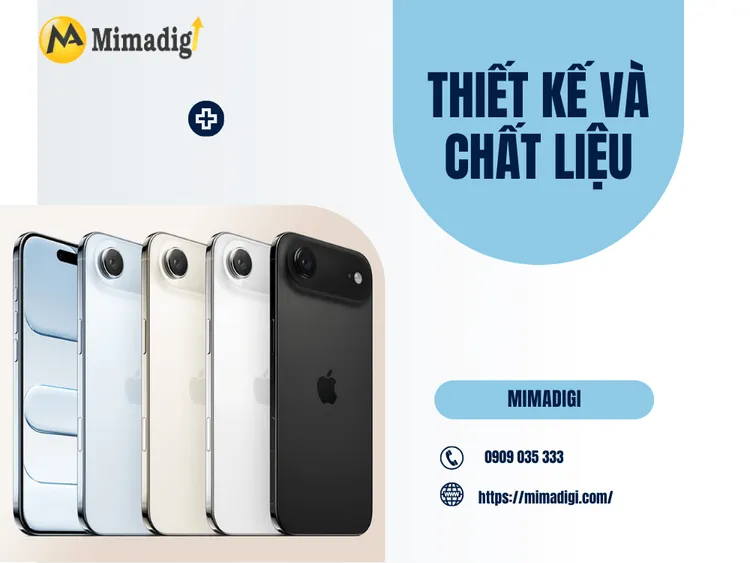 Thiết kế và chất liệu tại MIMA
