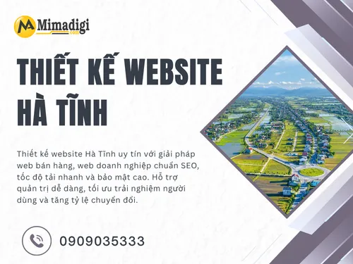 Thiết kế website Hà Tĩnh
