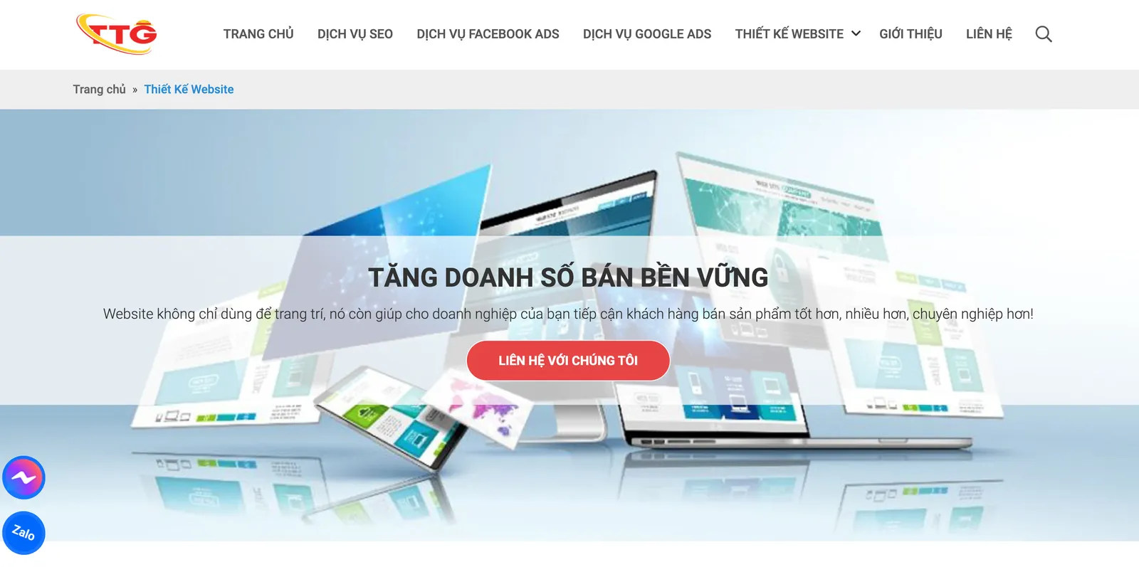 Dịch vụ thiết kế website chuẩn SEO uy tín