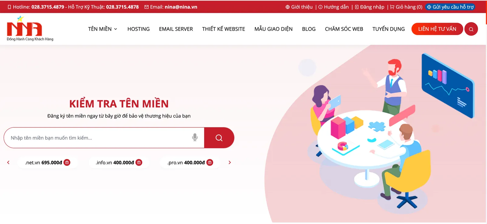 Công ty Thiết kế website nina lừa đảo