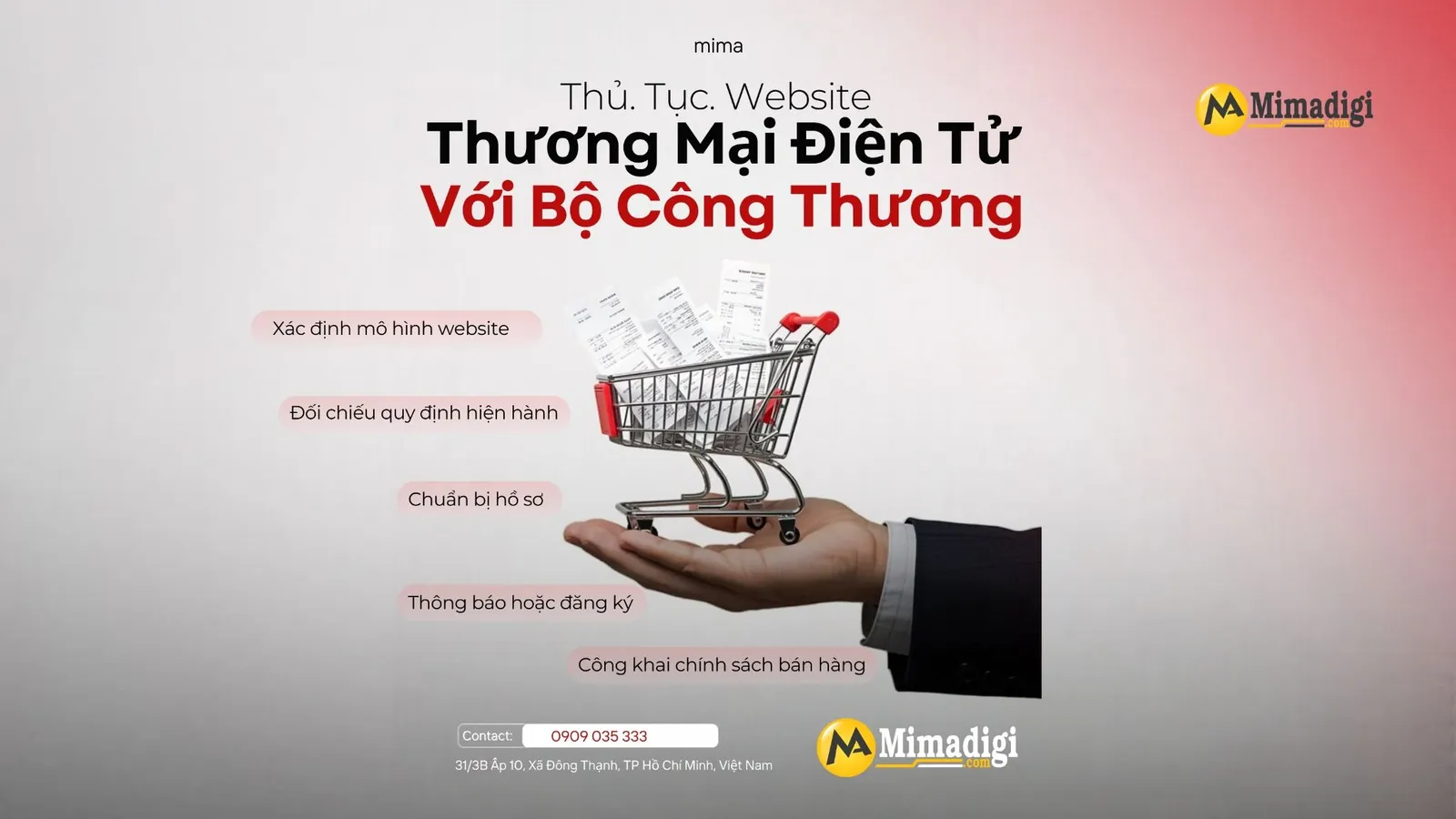Quy định thông báo, đăng ký website thương mại điện tử và chính sách bán hàng theo Luật 2026.