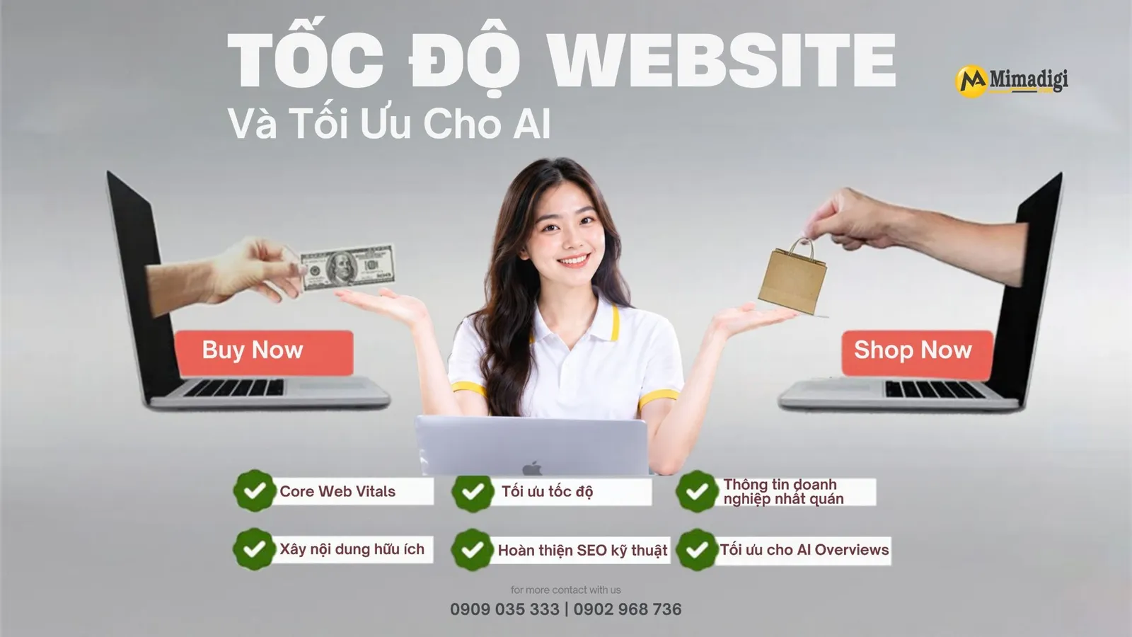 Tối ưu tốc độ, nội dung và schema giúp Google, AI hiểu website và hỗ trợ hiển thị trên AI Overviews