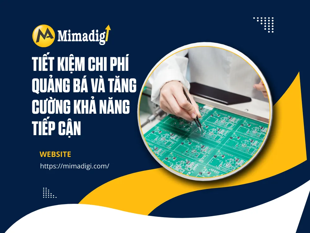 Thiết kế website nhà máy lắp ráp điện tử tại mimadigi