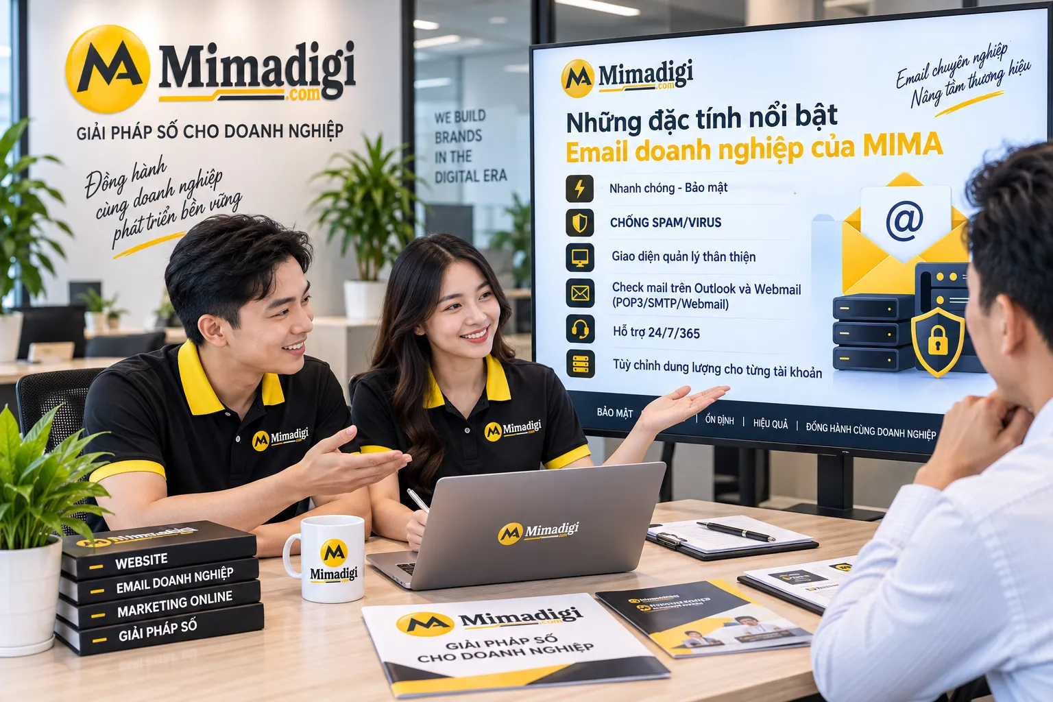 Tính năng nổi bật email công ty của MIMA