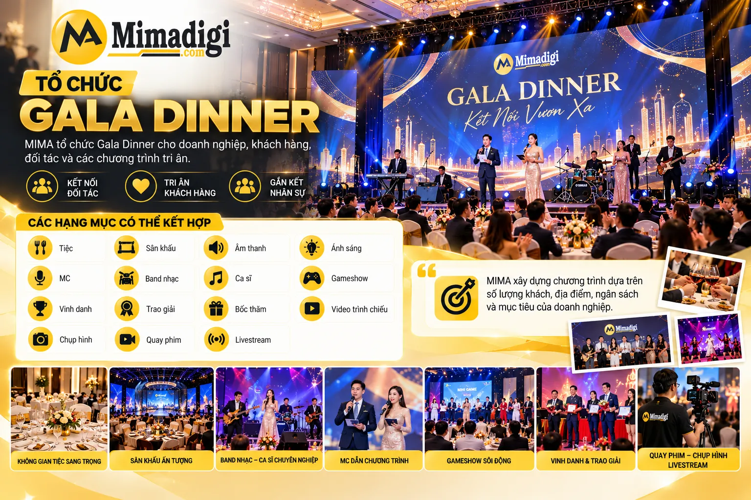 Tổ chức Gala Diner